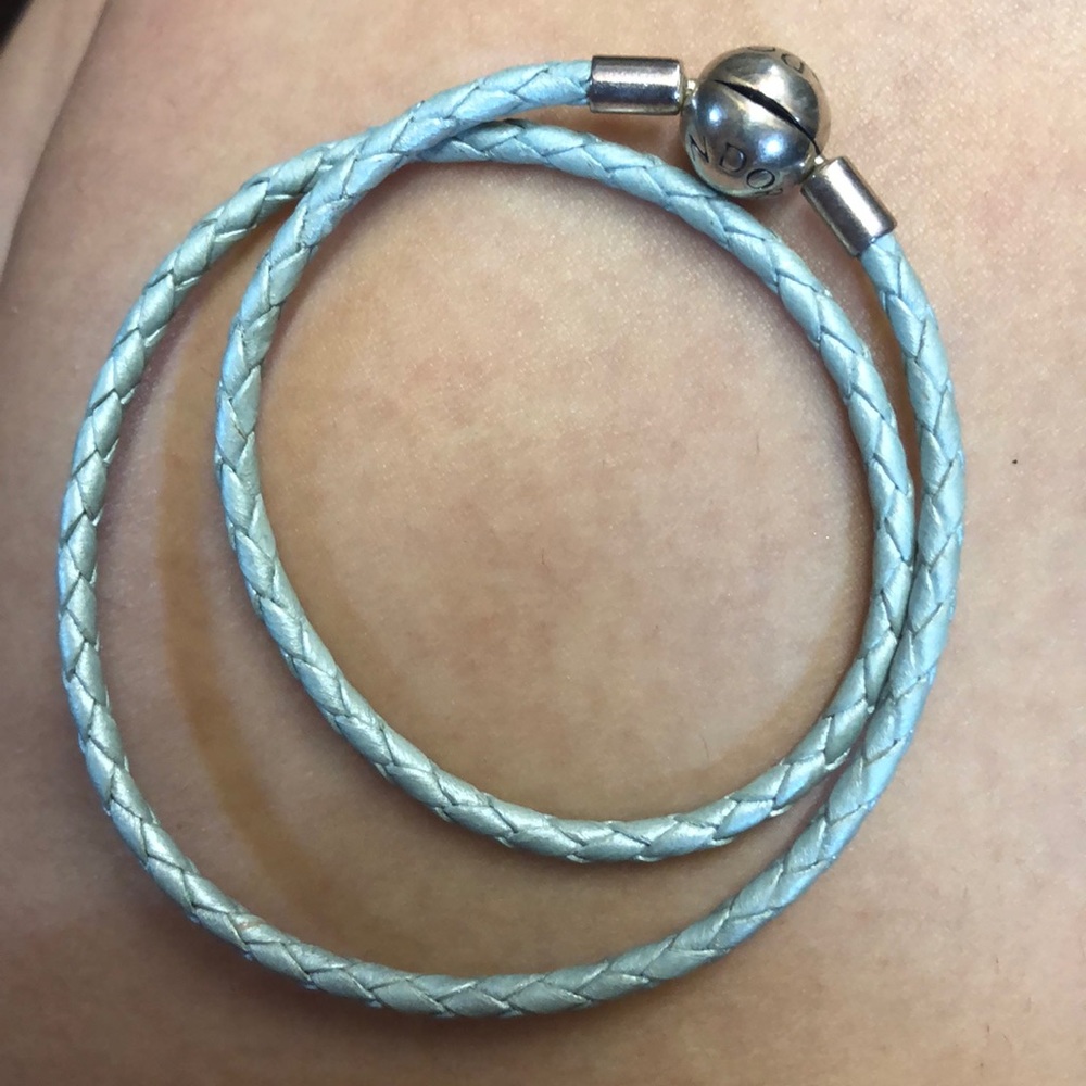Pandora leather necklace or bracelet